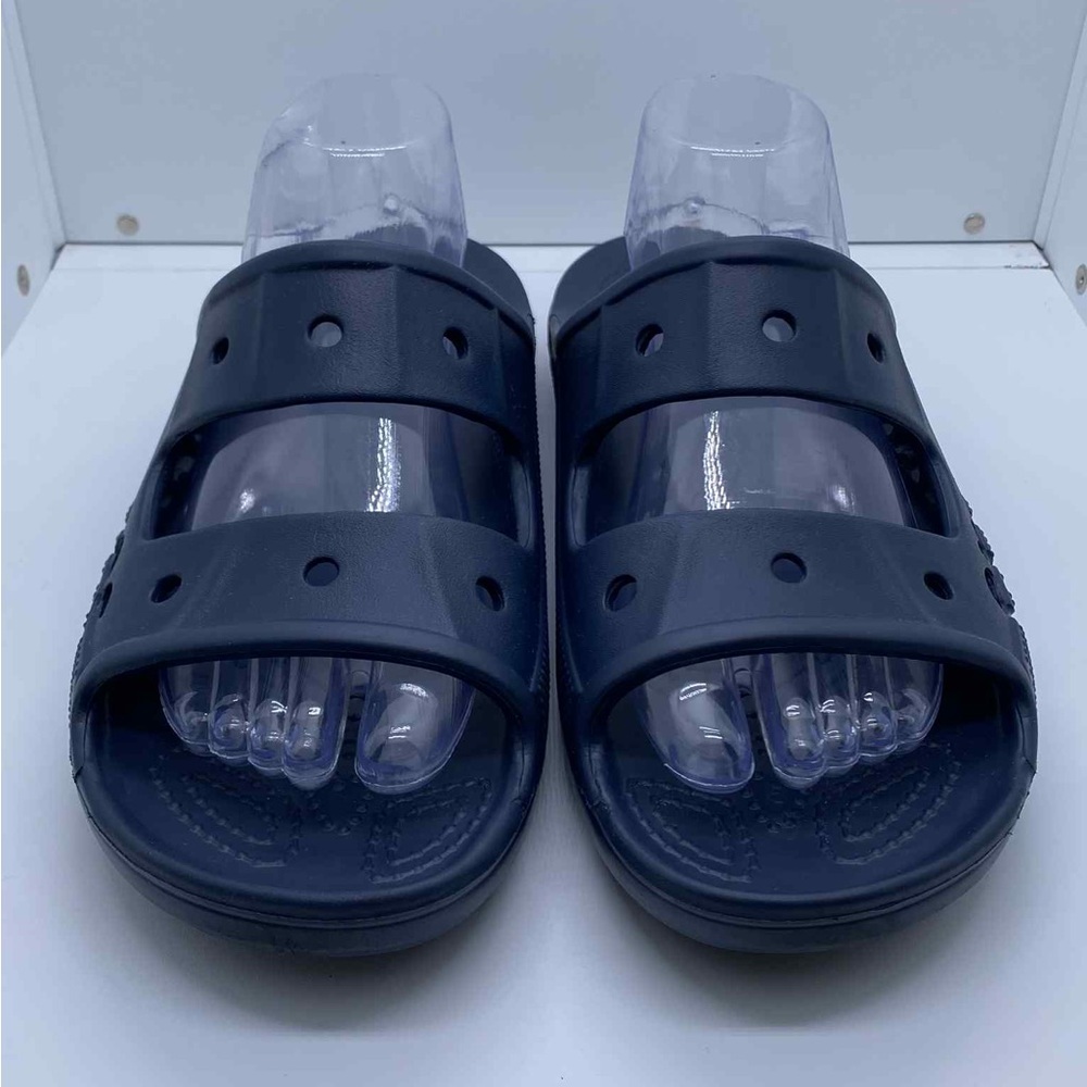 CROCS Baya Slide Sandal Navy #207627 Unisex Size Women’s 10 Men’s 8 - Picture 2 of 7
